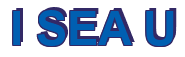 Rendering "I SEA U" using Arial Bold