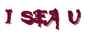 Rendering "I SEA U" using Buffied