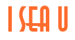 Rendering "I SEA U" using Asia