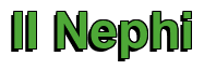 Rendering "II Nephi" using Arial Bold