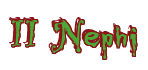 Rendering "II Nephi" using Buffied