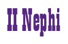 Rendering "II Nephi" using Bill Board
