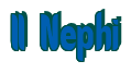 Rendering "II Nephi" using Callimarker
