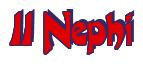 Rendering "II Nephi" using Crane