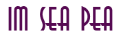 Rendering "IM SEA PEA" using Anastasia