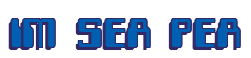 Rendering "IM SEA PEA" using Computer Font