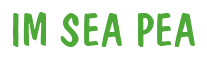Rendering "IM SEA PEA" using Dom Casual