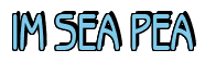 Rendering "IM SEA PEA" using Beagle