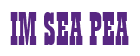 Rendering "IM SEA PEA" using Bill Board