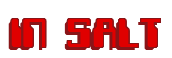 Rendering "IN SALT" using Computer Font
