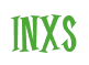 Rendering "INXS" using Cooper Latin