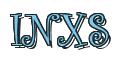 Rendering "INXS" using Curlz