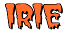 Rendering "IRIE" using Creeper