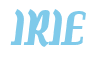 Rendering "IRIE" using Color Bar