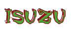 Rendering "ISUZU" using Buffied
