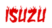 Rendering "ISUZU" using Charred BBQ