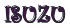 Rendering "ISUZU" using Curlz