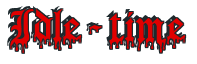 Rendering "Idle-time" using Dracula Blood