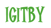 Rendering "Igitby" using Cooper Latin