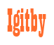 Rendering "Igitby" using Bill Board