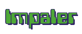 Rendering "Impaler" using Computer Font