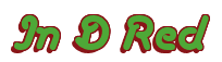 Rendering "In D Red" using Anaconda