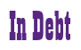 Rendering "In Debt" using Bill Board