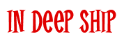 Rendering "In Deep Ship" using Cooper Latin