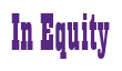 Rendering "In Equity" using Bill Board