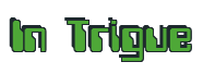 Rendering "In Trigue" using Computer Font