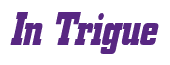 Rendering "In Trigue" using Boroughs