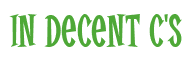 Rendering "In decent c's" using Cooper Latin