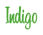 Rendering "Indigo" using Bean Sprout