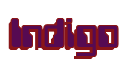 Rendering "Indigo" using Computer Font