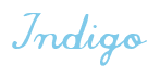 Rendering "Indigo" using Commercial Script