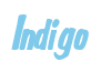 Rendering "Indigo" using Big Nib