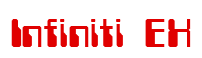 Rendering "Infiniti EX" using Computer Font