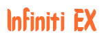 Rendering "Infiniti EX" using Callimarker