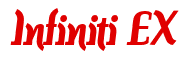 Rendering "Infiniti EX" using Color Bar
