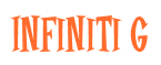 Rendering "Infiniti G" using Cooper Latin
