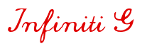 Rendering "Infiniti G" using Commercial Script