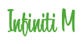 Rendering "Infiniti M" using Bean Sprout