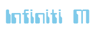 Rendering "Infiniti M" using Computer Font