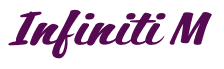 Rendering "Infiniti M" using Casual Script