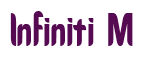 Rendering "Infiniti M" using Callimarker
