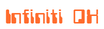 Rendering "Infiniti QX" using Computer Font