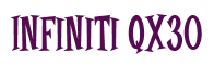 Rendering "Infiniti QX30" using Cooper Latin