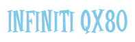 Rendering "Infiniti QX80" using Cooper Latin