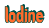 Rendering "Iodine" using Callimarker