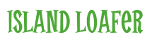 Rendering "Island Loafer" using Cooper Latin